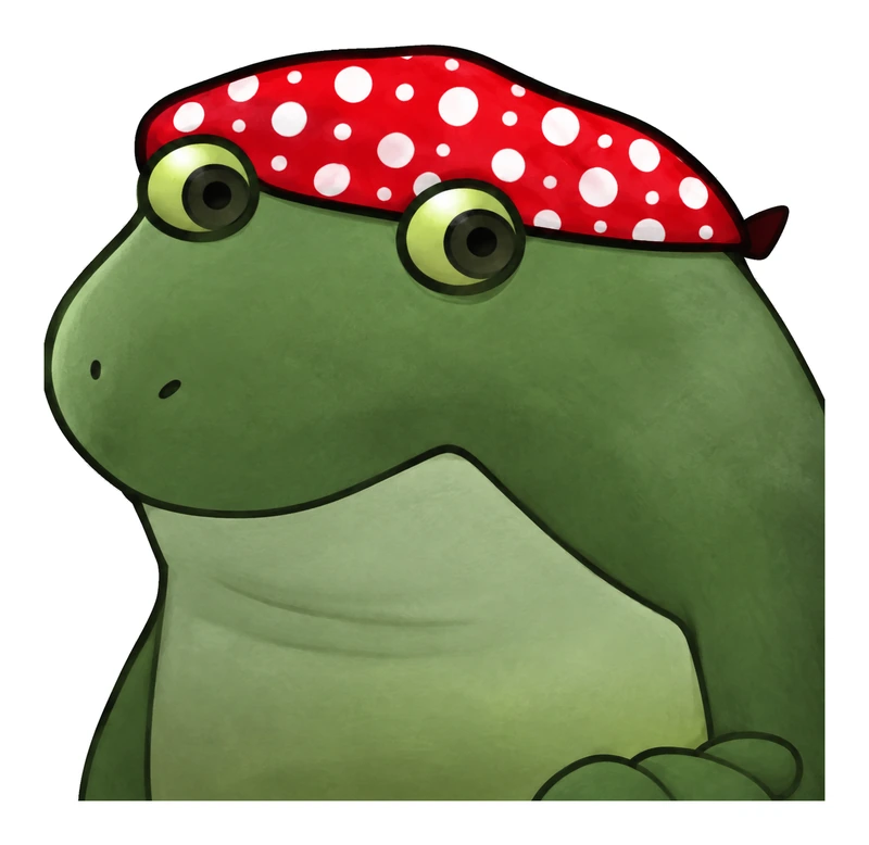 Bufo Bandana sticker