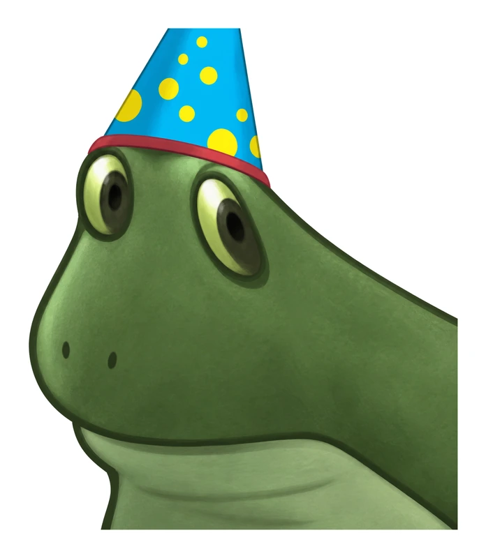 Bufo Birthday But Not Particularly Happy sticker
