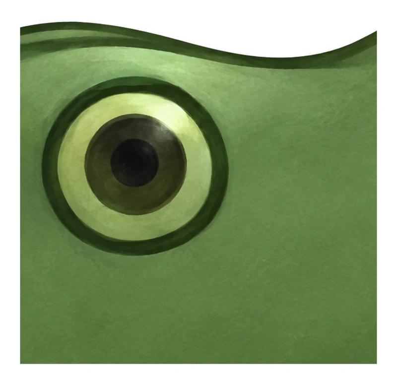 Bufo Blank Stare 0 0 sticker