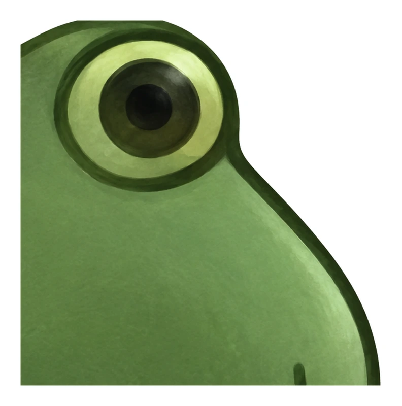 Bufo Blank Stare 1 0 sticker