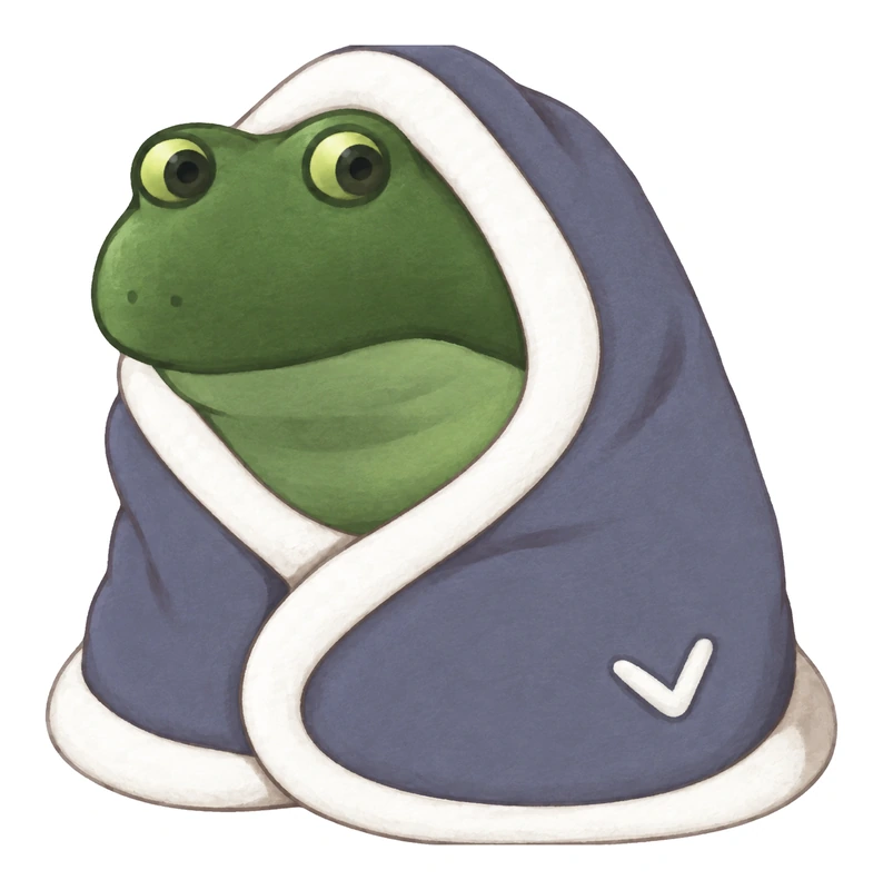 Bufo Blanket sticker