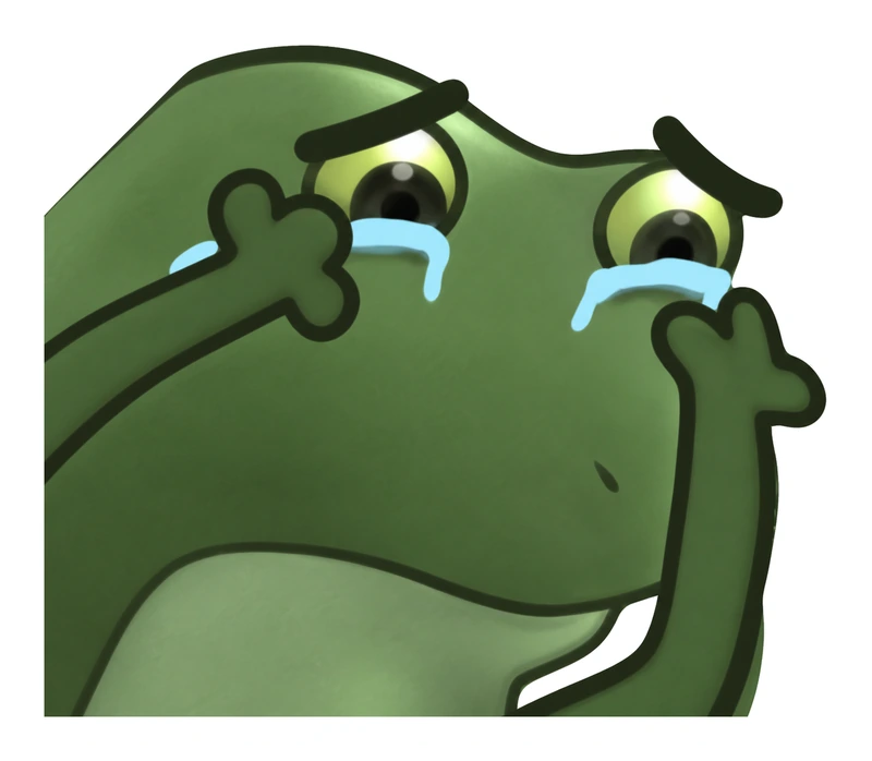 Bufo Cant Take It Anymore sticker