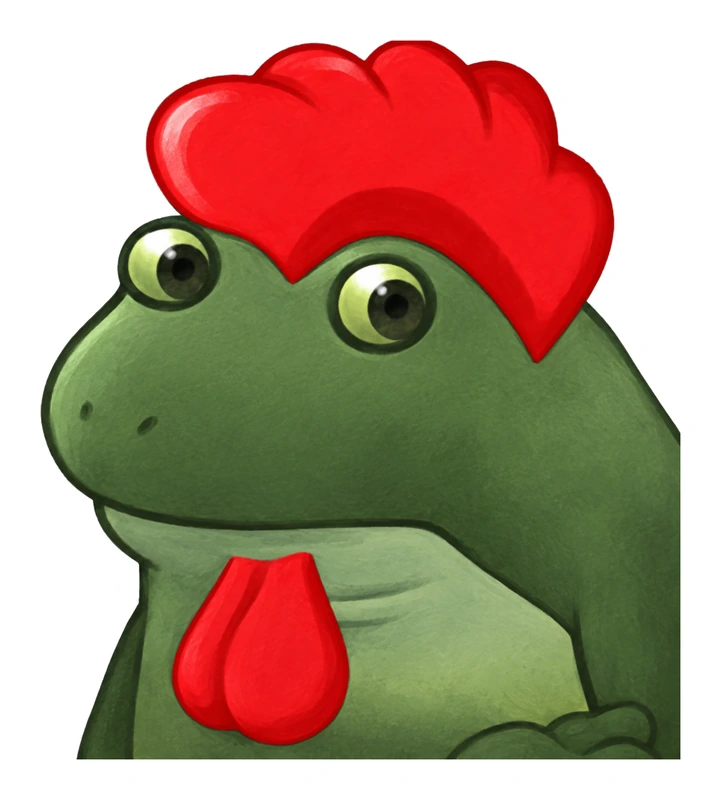 Bufo Chicken sticker