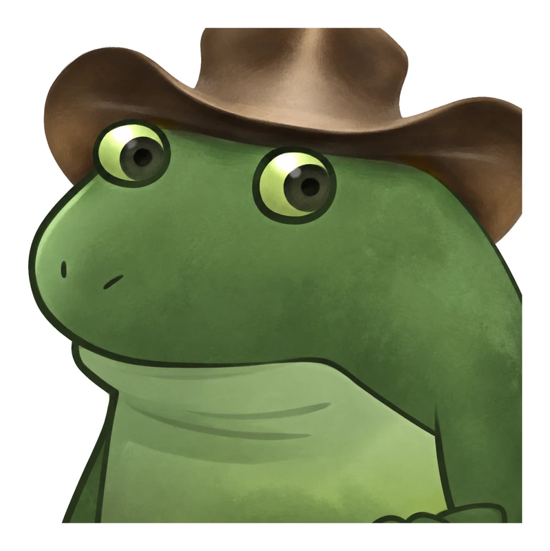 Bufo Cowboy sticker