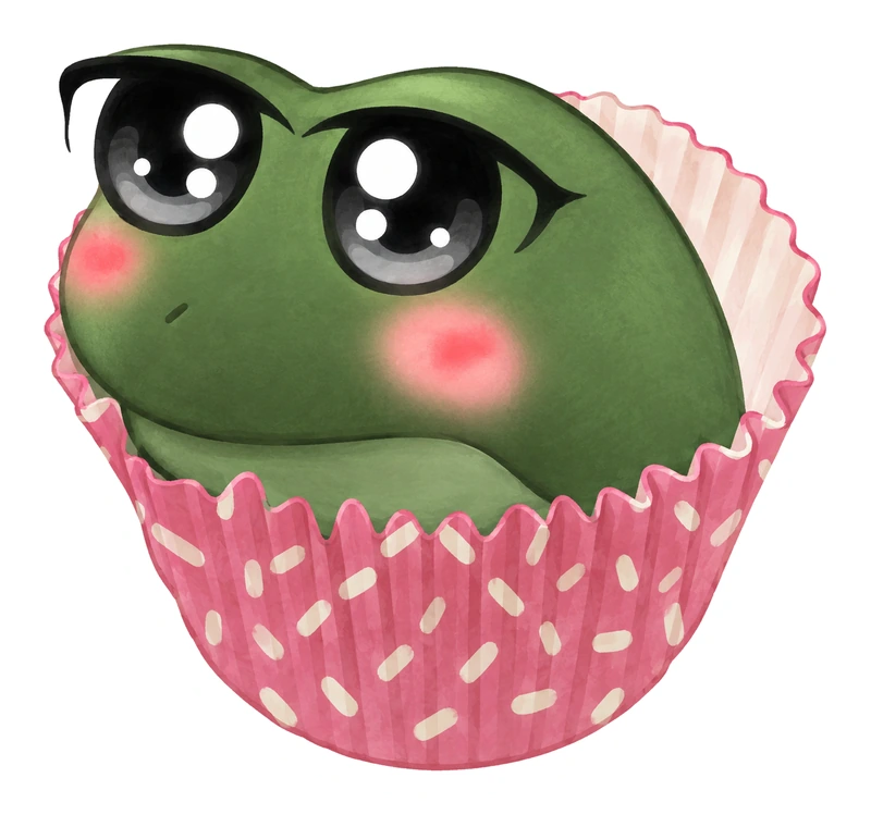 Bufo Cupcake sticker