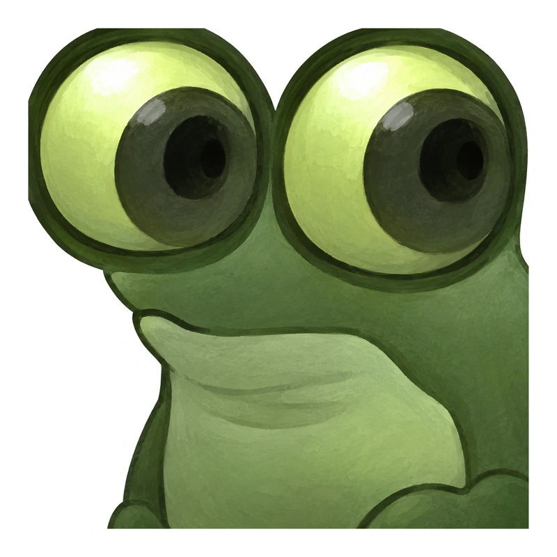 Bufo Dont Trust Whats Over There sticker