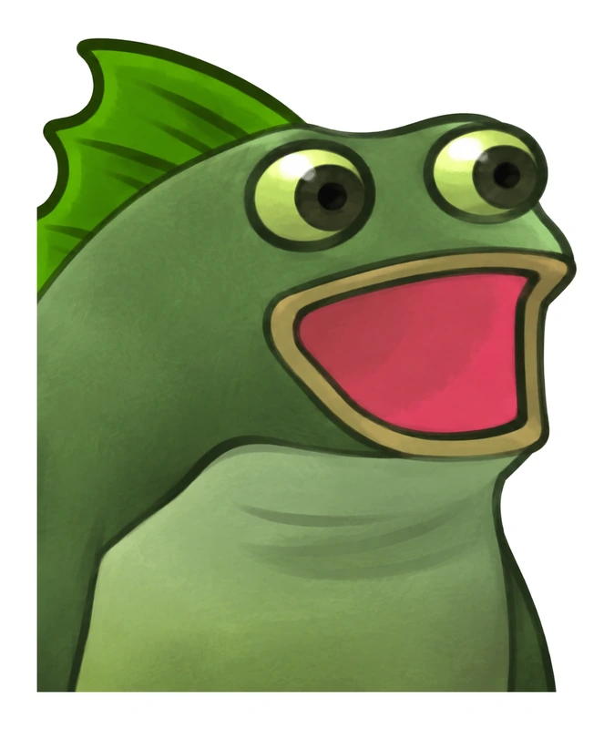 Bufo Fish sticker