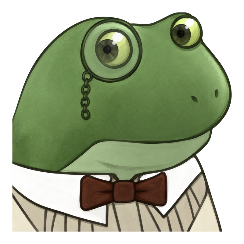 Bufo Gentleman sticker