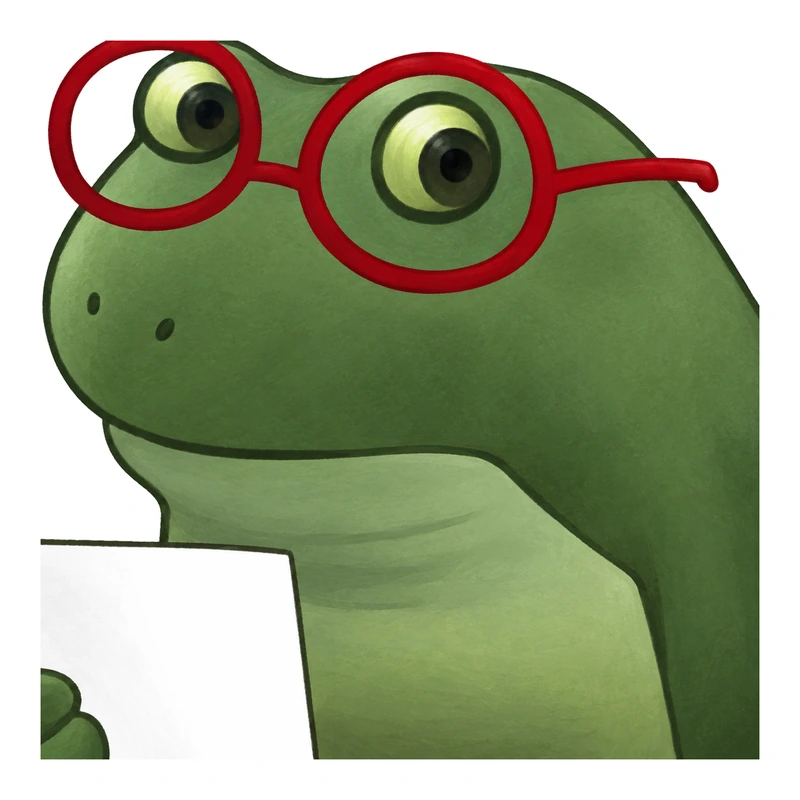 Bufo Glasses sticker