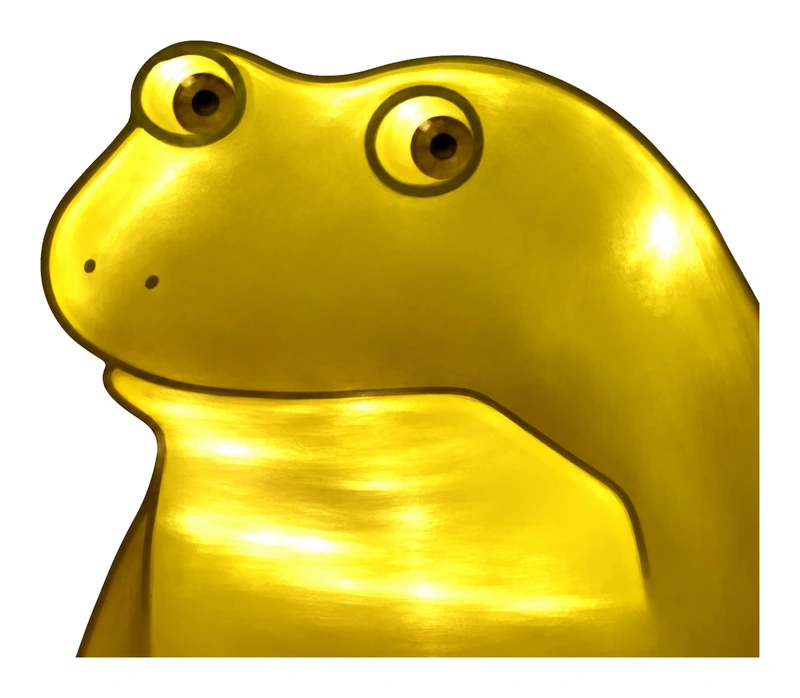Bufo Has Midas Touch sticker