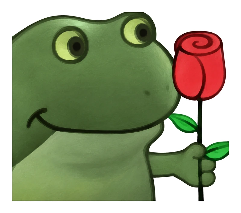 Bufo Hopes You Also Are Having A Good Day sticker