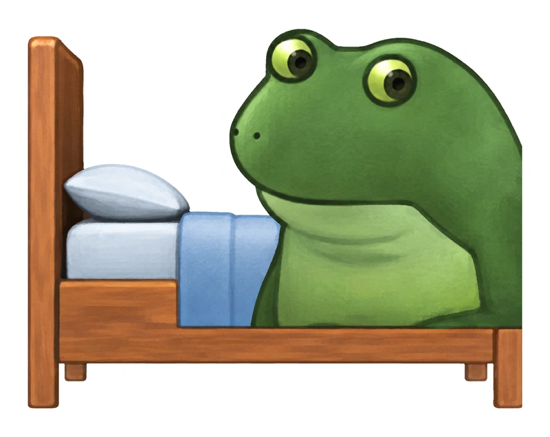 Bufo Is Better Known For The Things He Does On The Mattress sticker