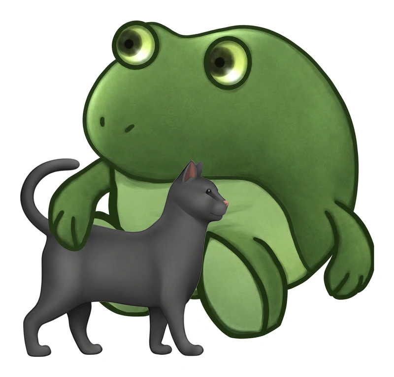 Bufo Is Petting Your Cat sticker