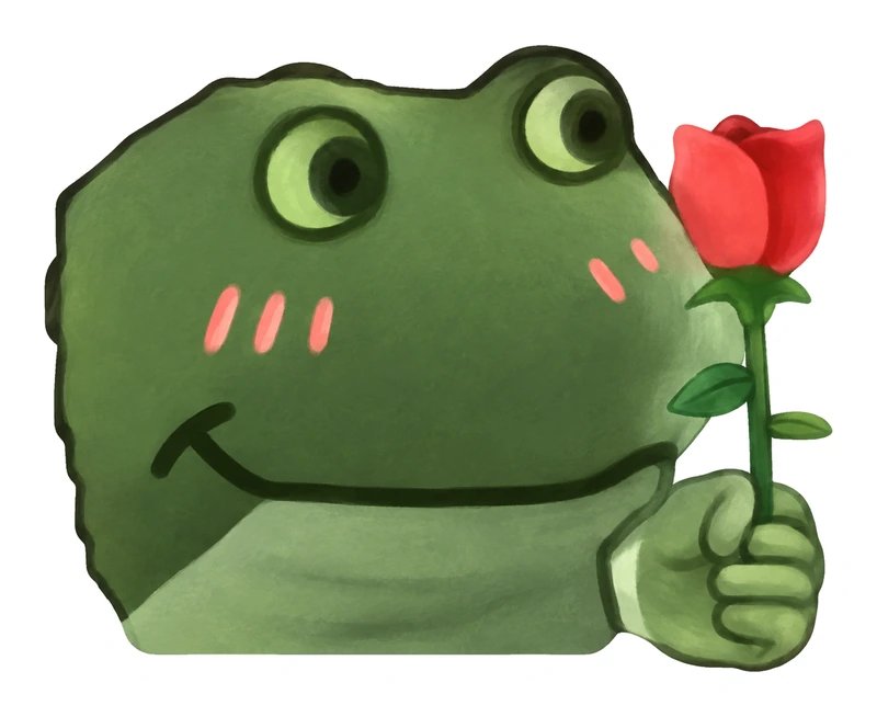Bufo Is Romantic sticker