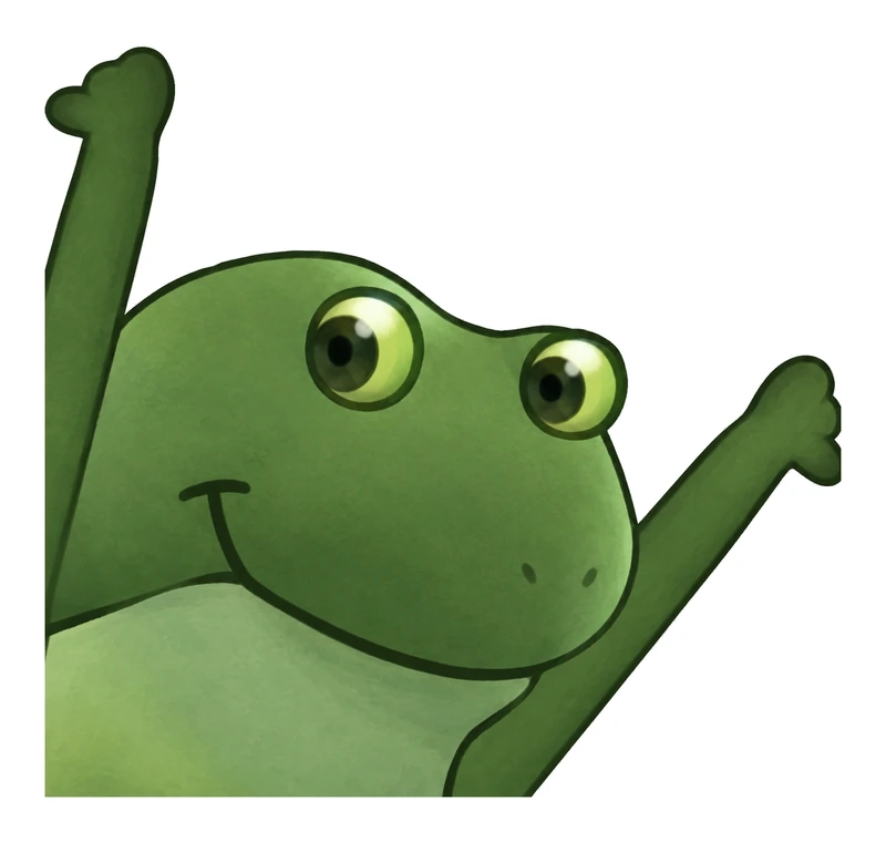 Bufo Is So Happy Youre Here sticker