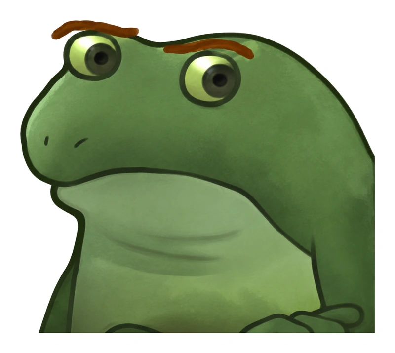 Bufo Is Very Upset Now sticker