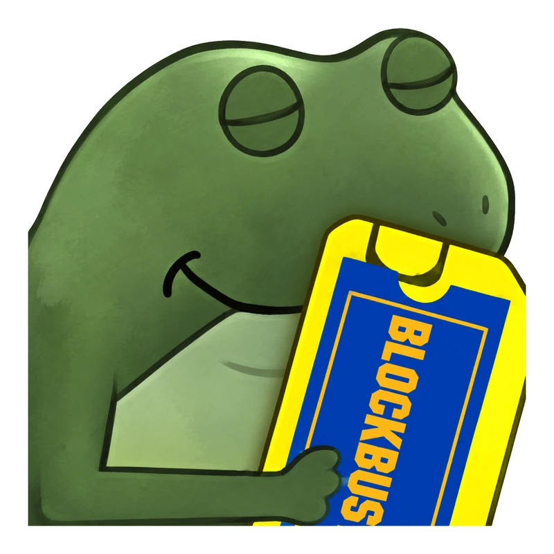 Bufo Isnt Going To Rewind The Vhs Before Returning It sticker