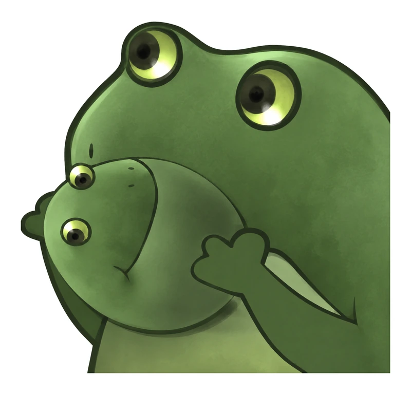Bufo Offers A Bufo Egg In This Trying Time sticker