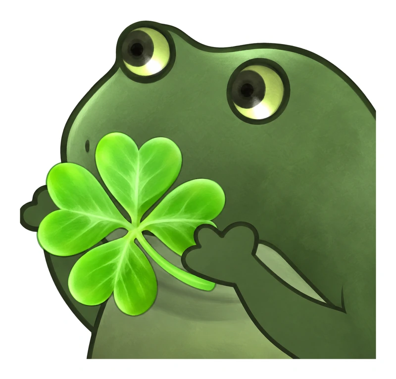 Bufo Offers A Clover sticker