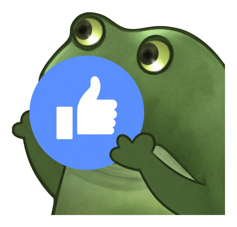 Bufo Offers A Like sticker