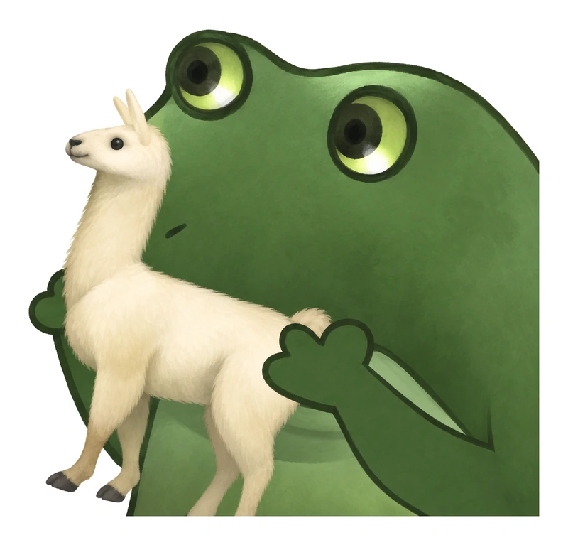Bufo Offers A Llama sticker