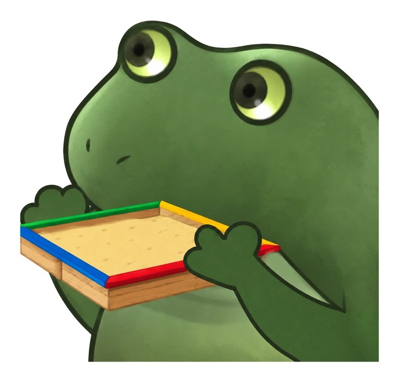 Bufo Offers A Sandbox sticker