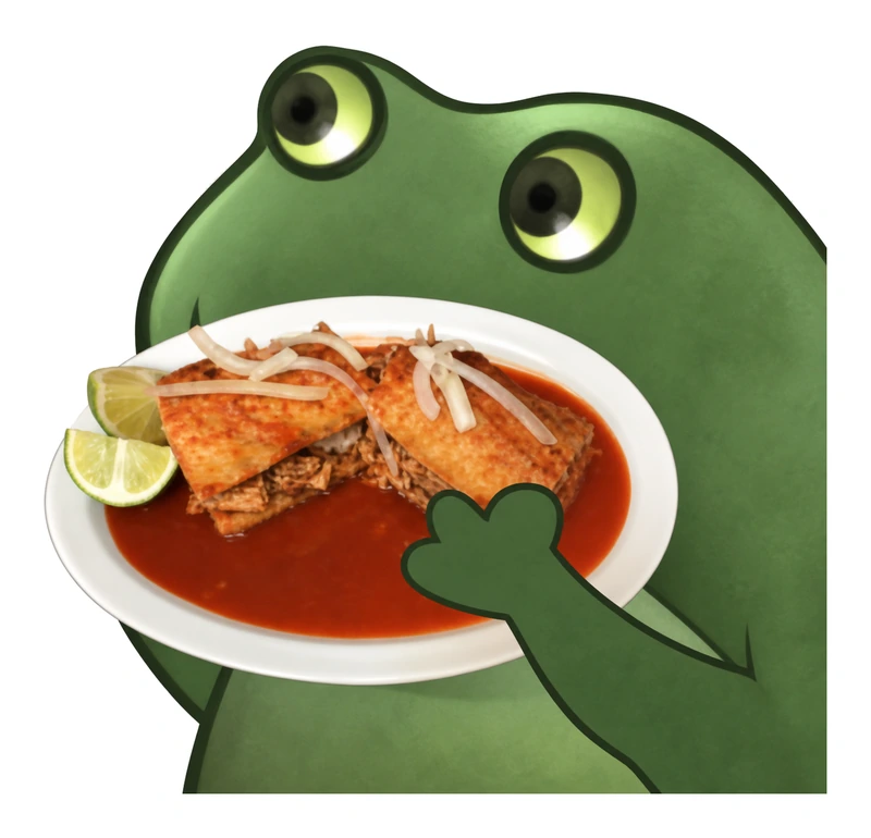 Bufo Offers A Torta Ahogada sticker
