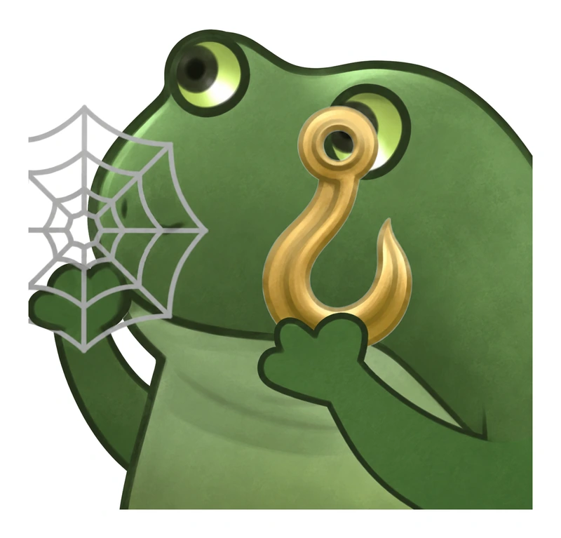 Bufo Offers A Webhook But The Logo Is Canonically Correct sticker