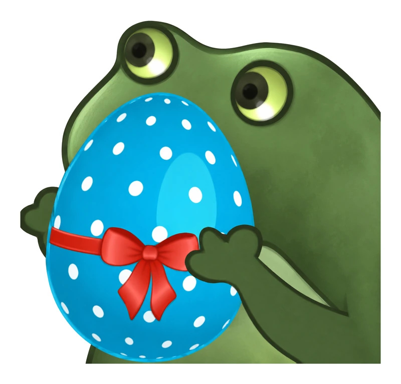Bufo Offers An Easter Egg sticker