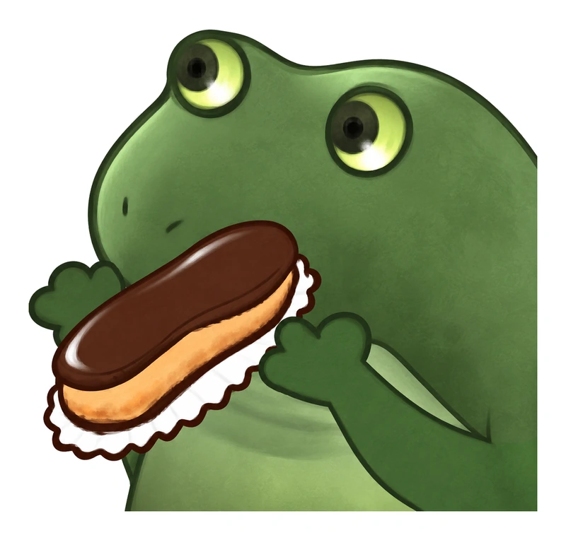 Bufo Offers An Eclair sticker
