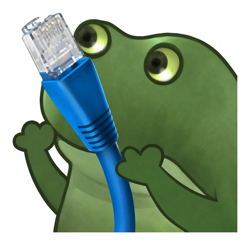 Bufo Offers An Ethernet Cable sticker