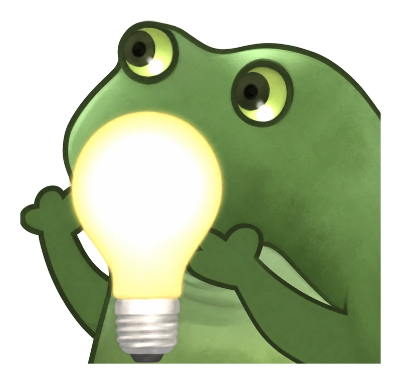 Bufo Offers An Idea sticker
