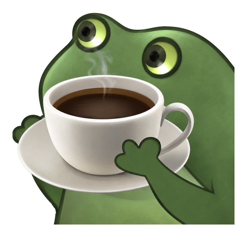 Bufo Offers Coffee sticker
