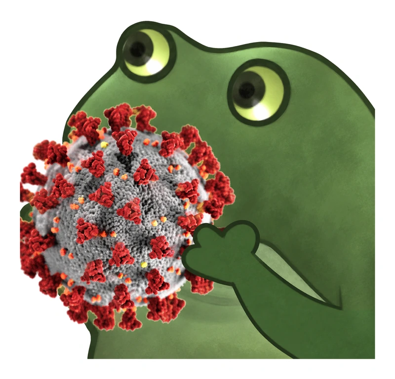 Bufo Offers Covid sticker
