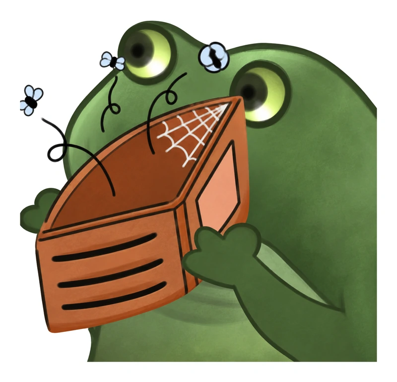 Bufo Offers Empty Wallet sticker