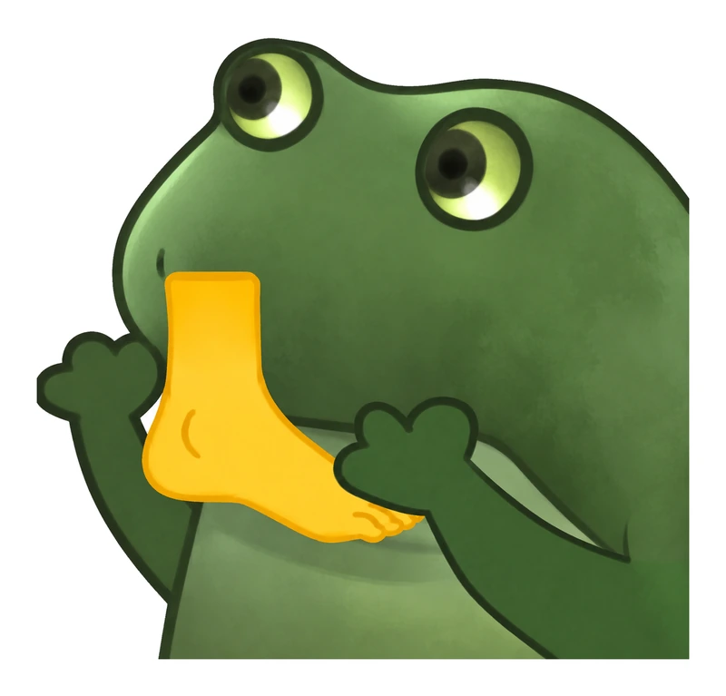 Bufo Offers Footsie sticker