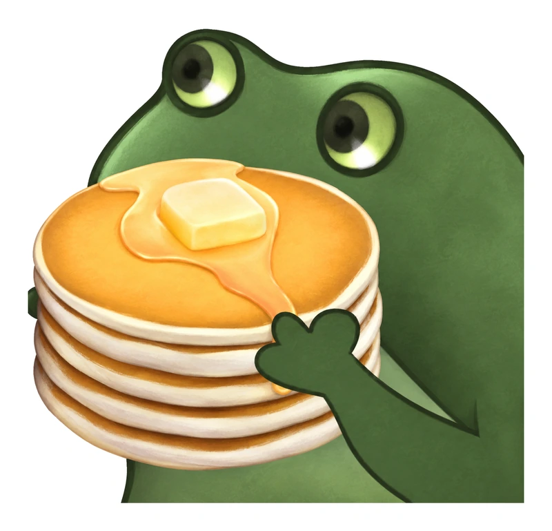 Bufo Offers Pancakes sticker