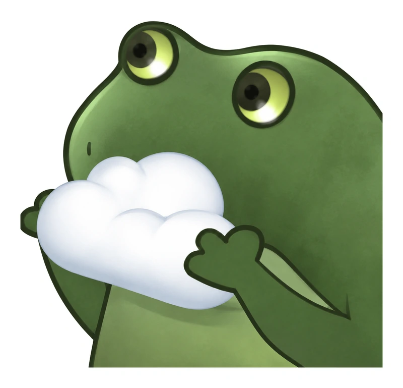 Bufo Offers The Cloud sticker