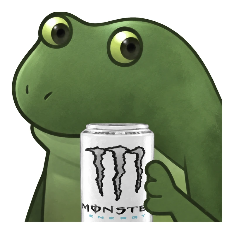 Bufo Offers You A Monster Early In The Morning sticker