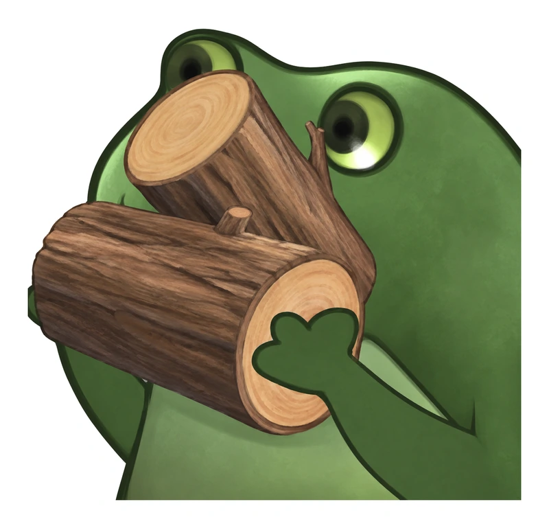 Bufo Offers You Logs sticker
