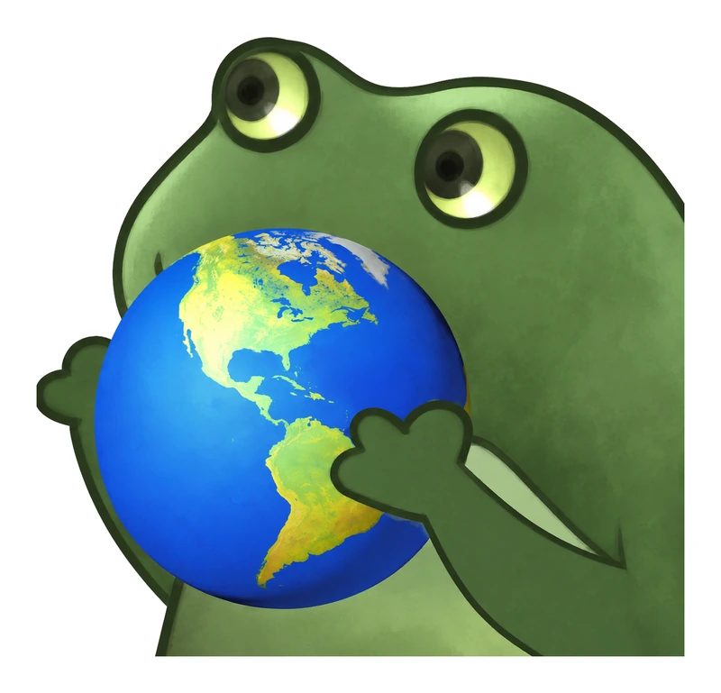 Bufo Offers You The World sticker
