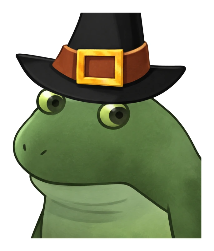 Bufo Pilgrim sticker