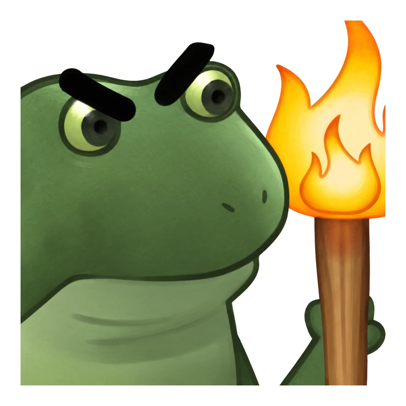 Bufo Pitchforks sticker