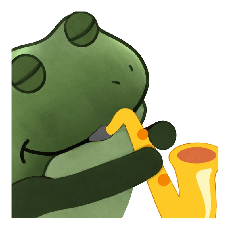 Bufo Plays Some Smooth Jazz sticker