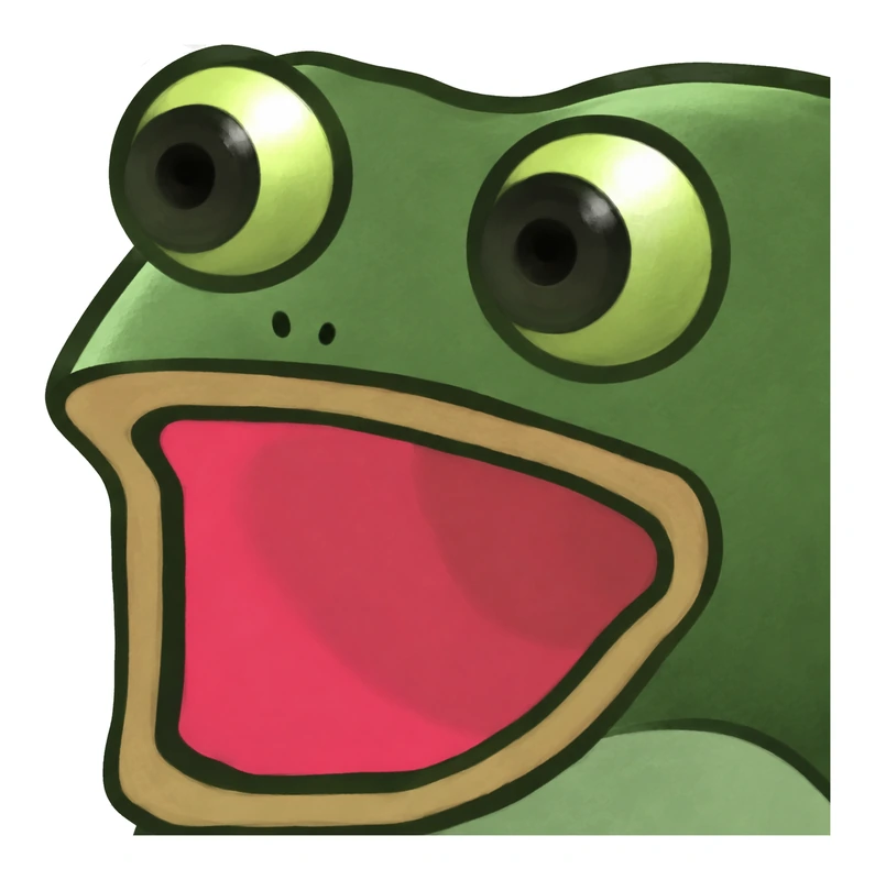 Bufo Pog Surprise sticker