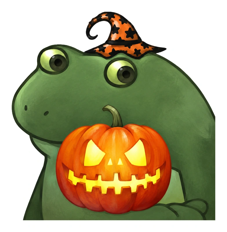 Bufo Pumpkin sticker