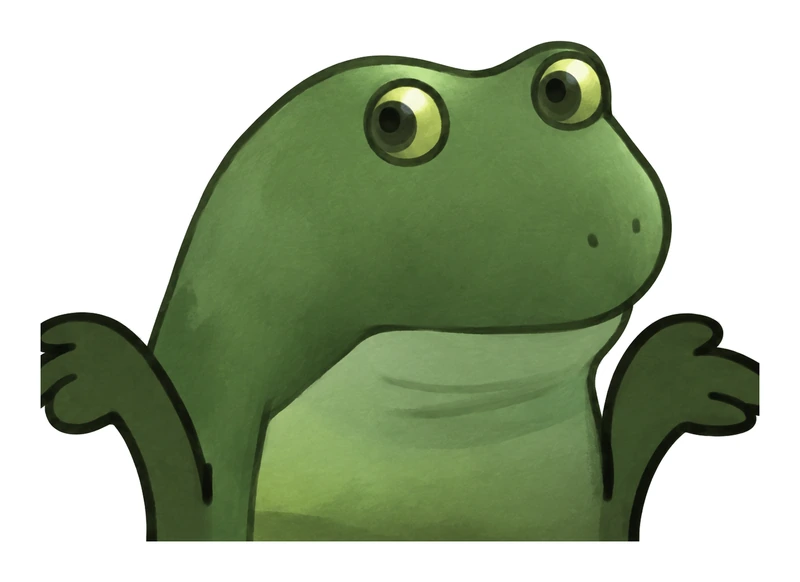 Bufo Shrug sticker