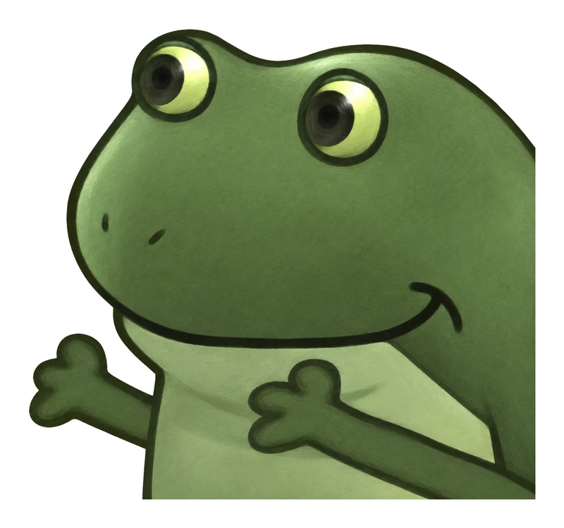Bufo Tries To Hug You Back But His Arms Are Too Short sticker