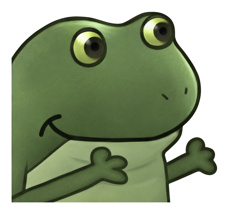 Bufo Tries To Hug You But His Arms Are Too Short sticker