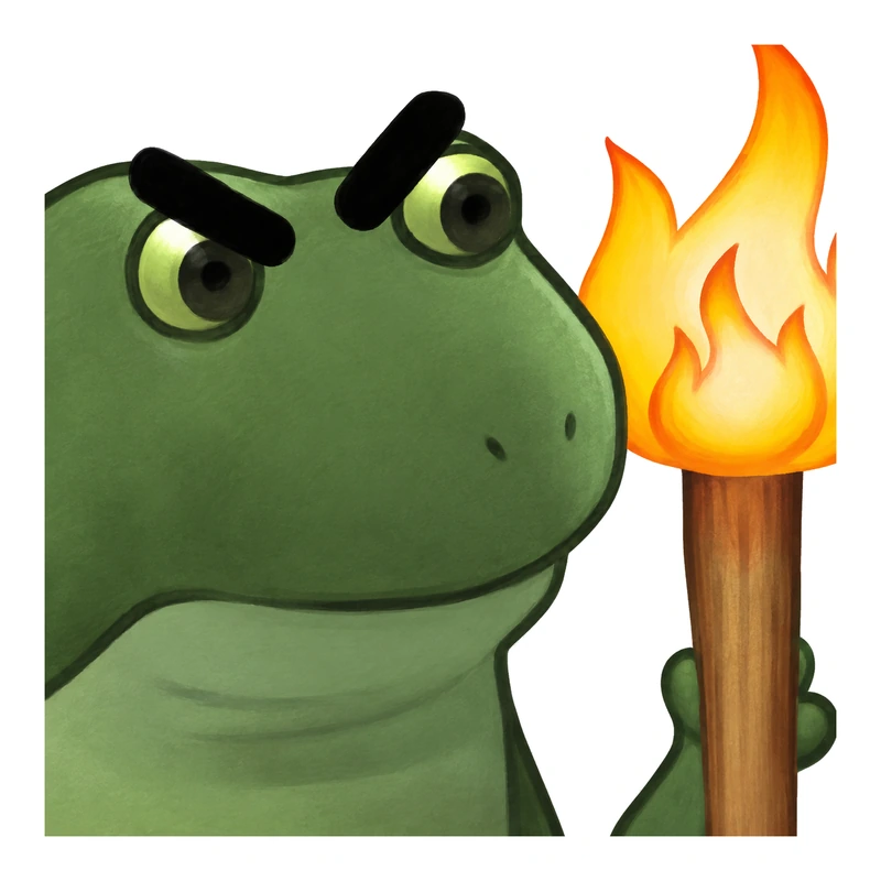 Bufo Wants To Have A Calm And Civilized Conversation With You sticker